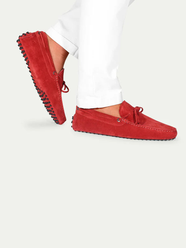 Positano Driving Loafer Red