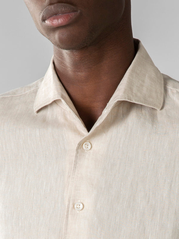 Linen Seaside Shirt Sand