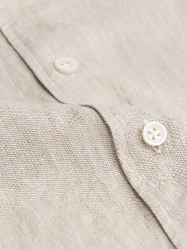 Linen Seaside Shirt Sand