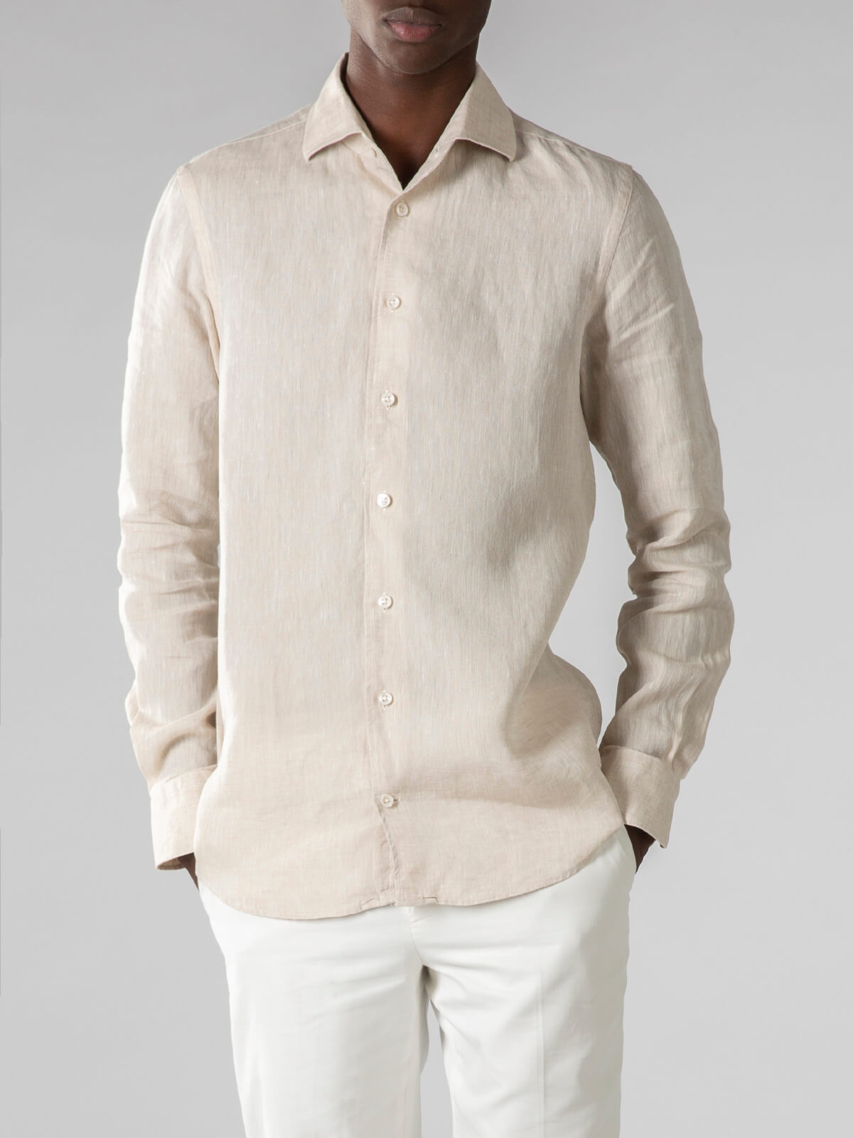 Linen Seaside Shirt Sand