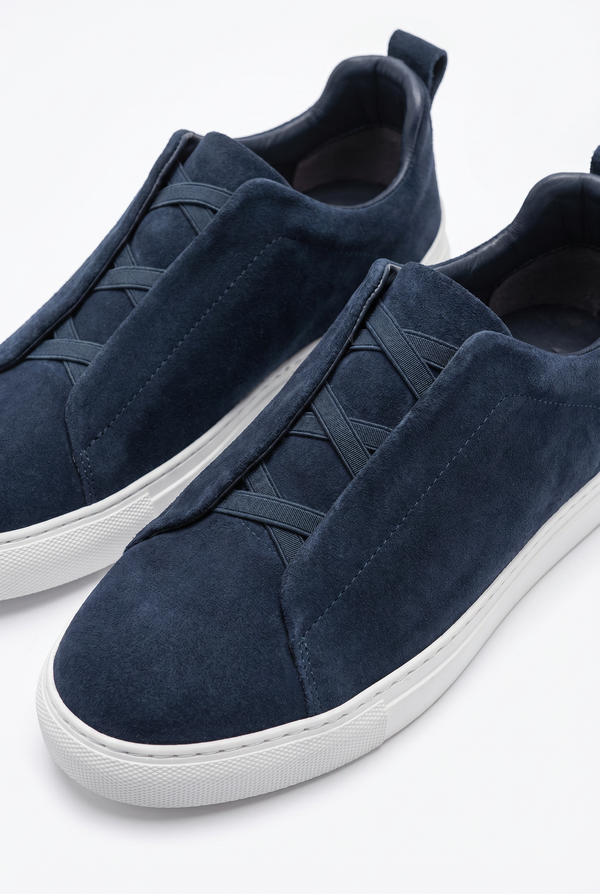 Monaco Suede Sneaker Navy