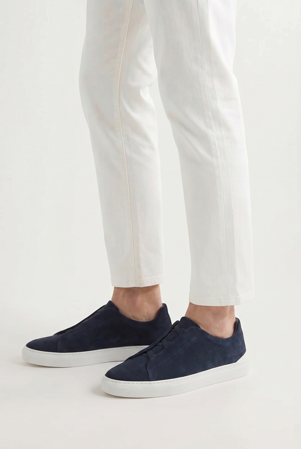 Monaco Suede Sneaker Navy