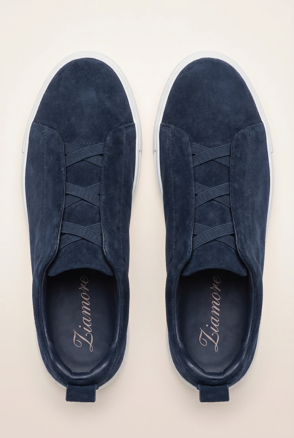 Monaco Suede Sneaker Navy