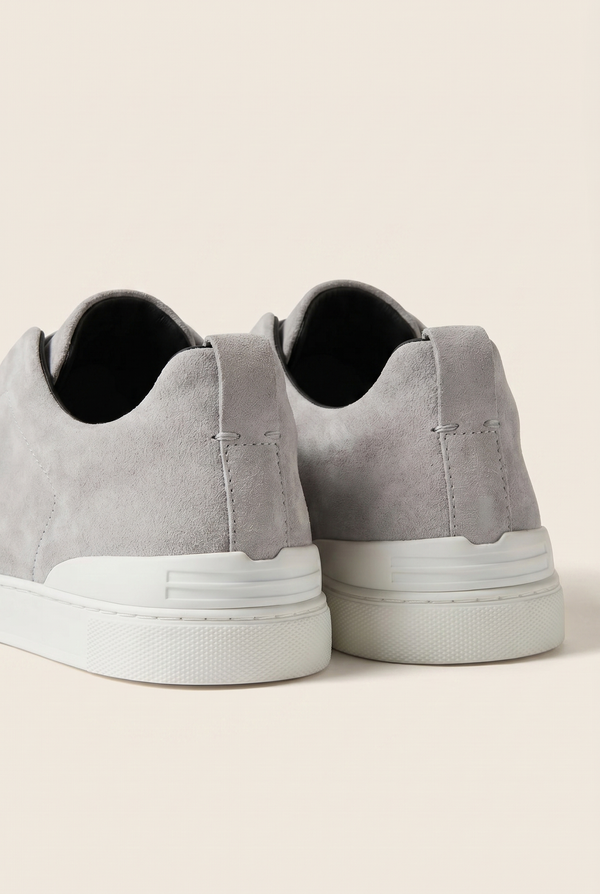Monaco Suede Triple Stitch Sneaker Grey