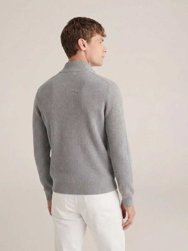 Lusciano Cashmere Cardigan Grey
