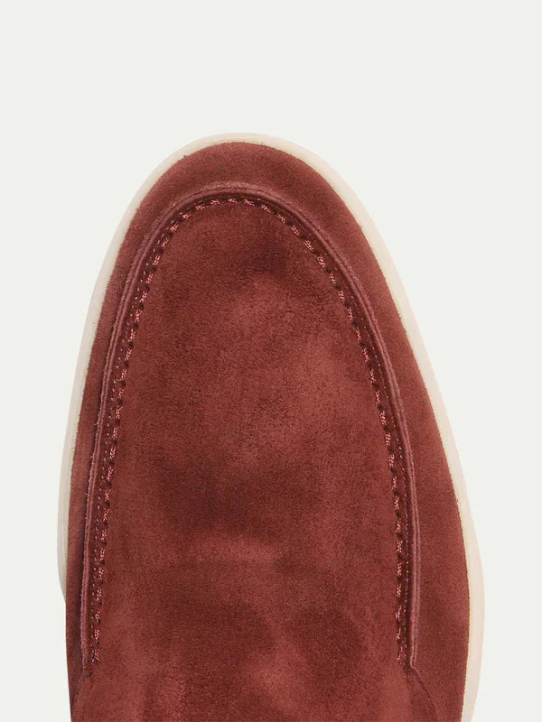 Suede Summer Loafer Bordeaux