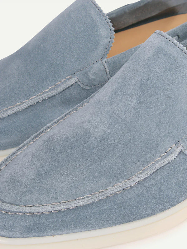 Classic Suède Loafer Baby Blue