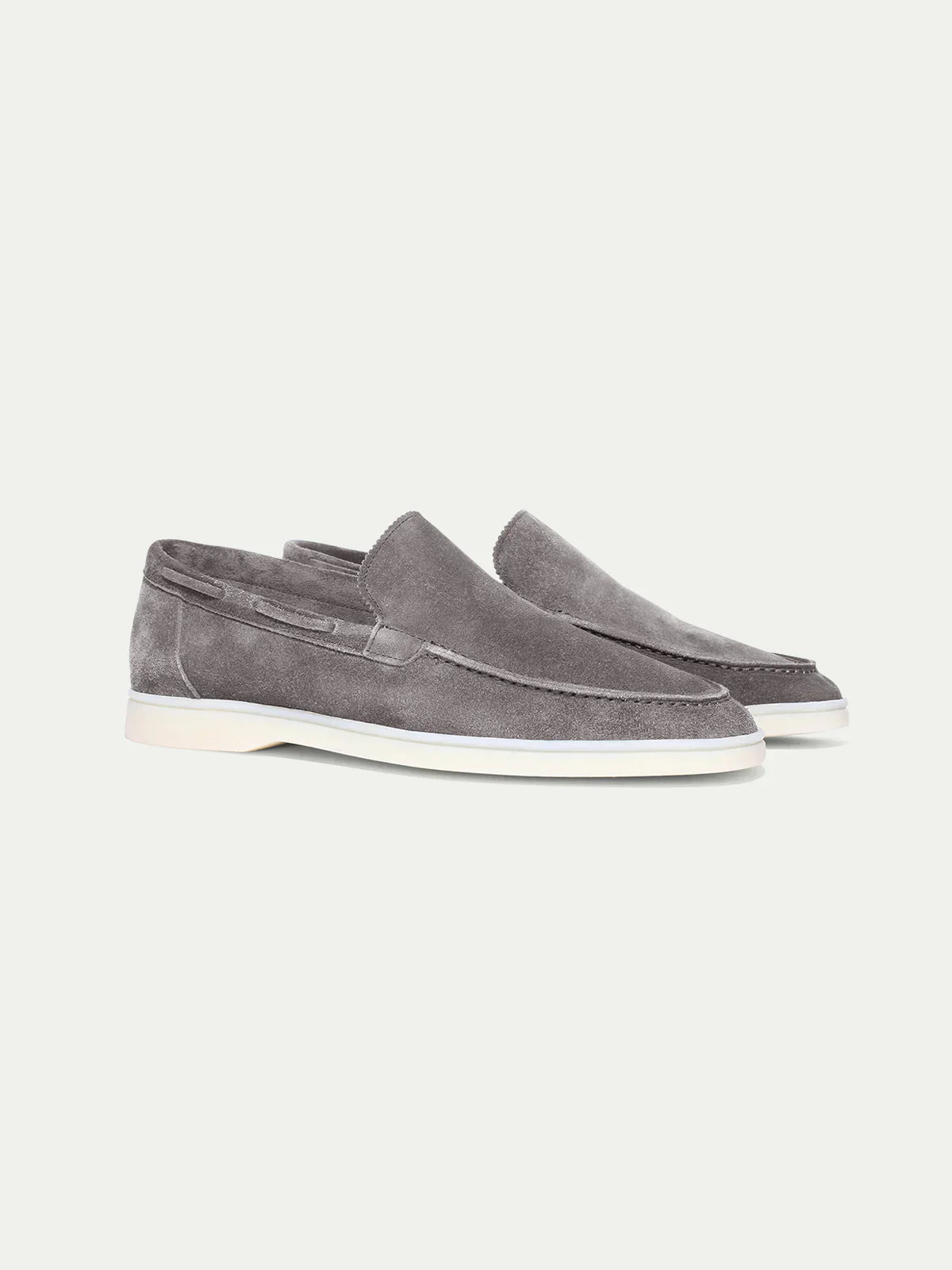 Suede Summer Loafer Gray