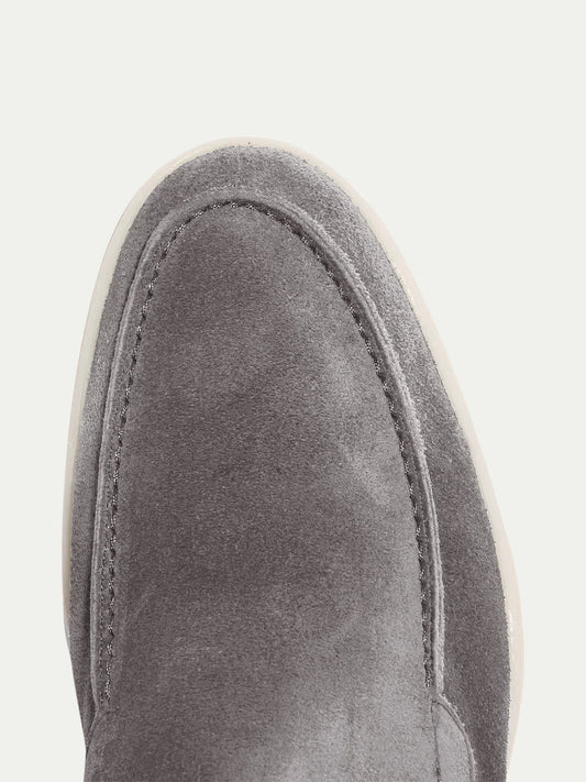 Suede Summer Loafer Gray