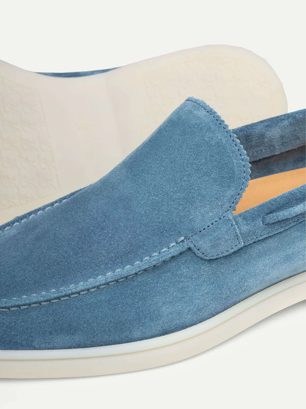 Classic Suède Loafer Ocean Blue