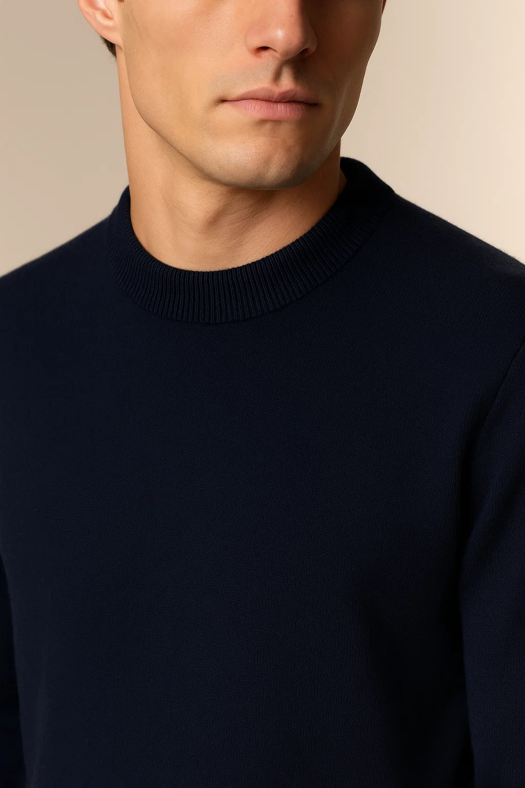 Laurenti cashmere crewneck Navy