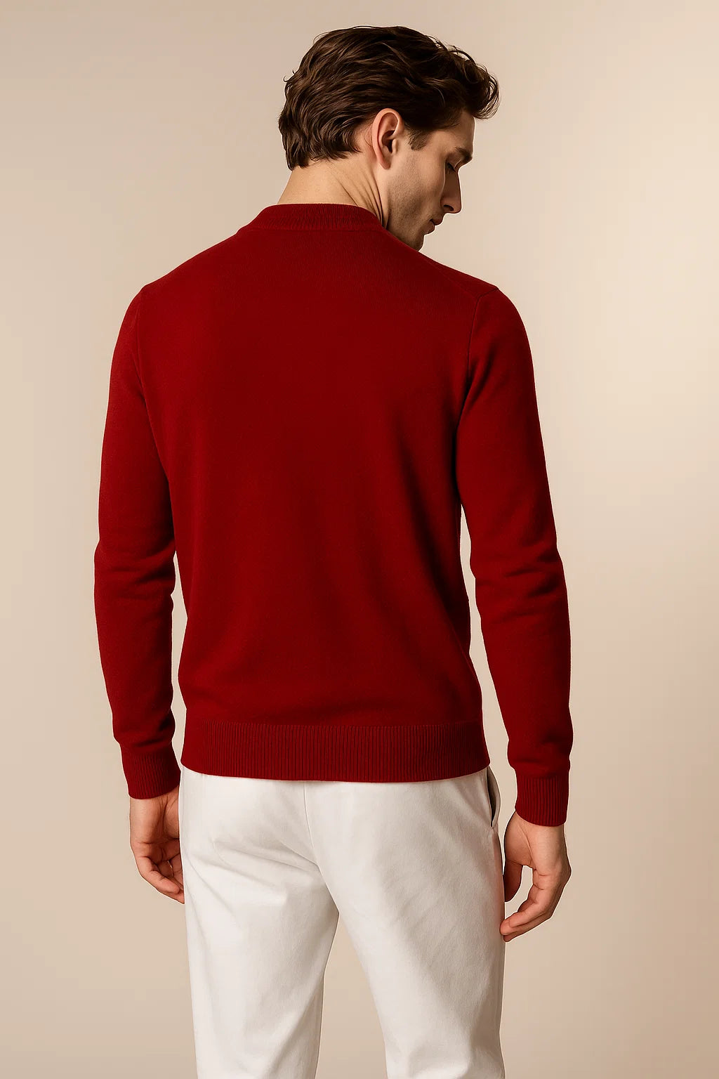 Laurenti cashmere crewneck Burgundy