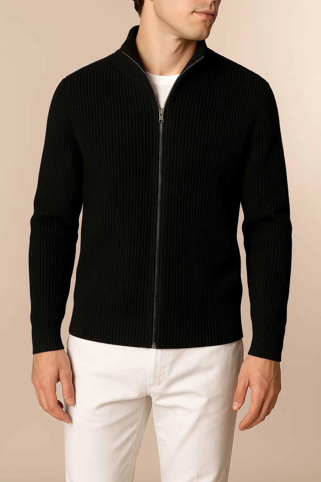 Lusciano Cashmere Cardigan Black