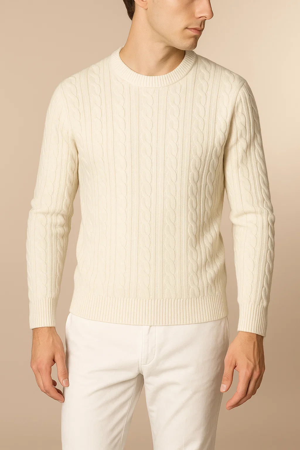 Como Cashmere Knit Beige