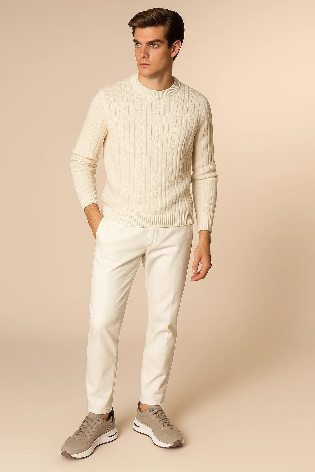 Como Cashmere Knit Beige