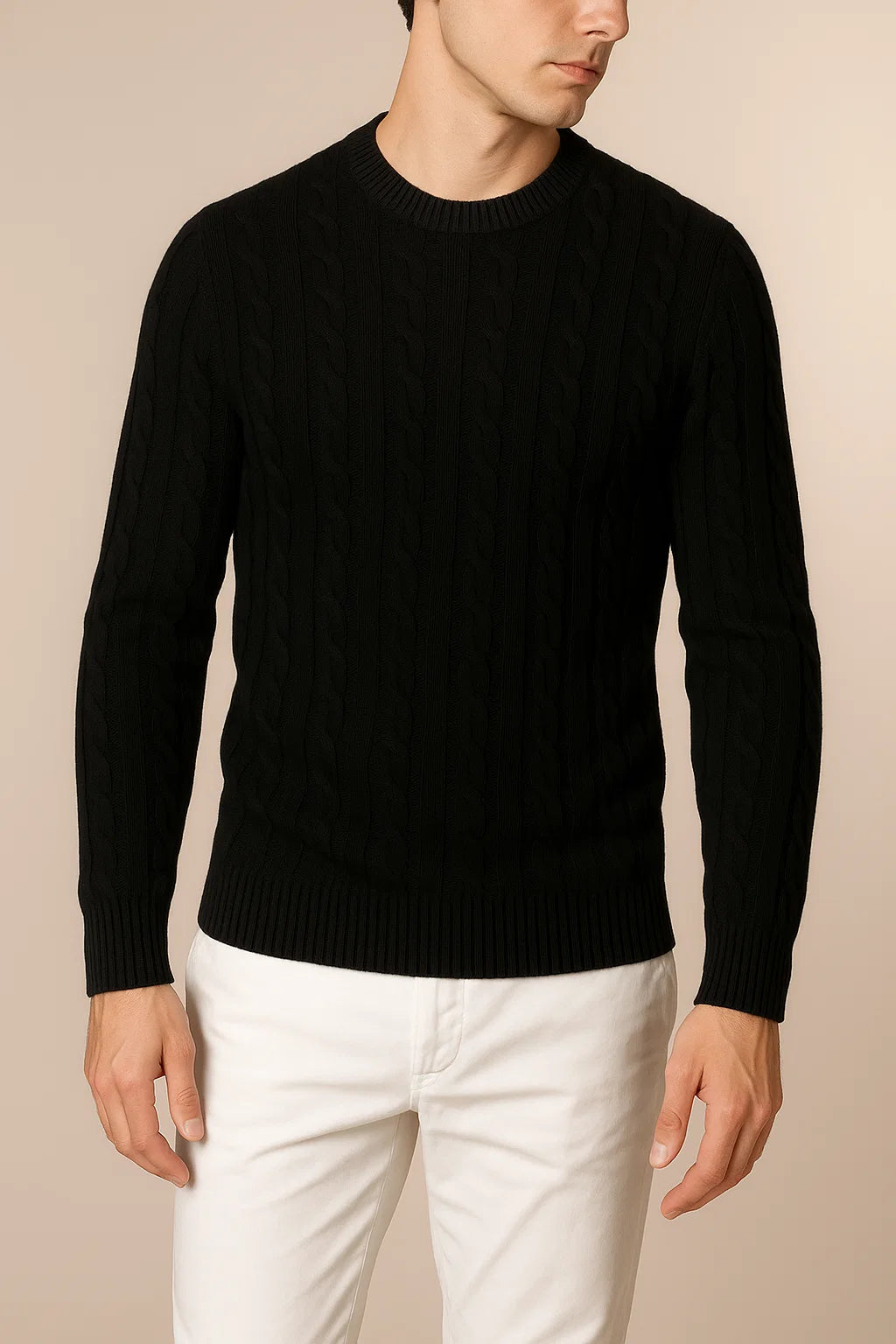 Como Cashmere Knit Black
