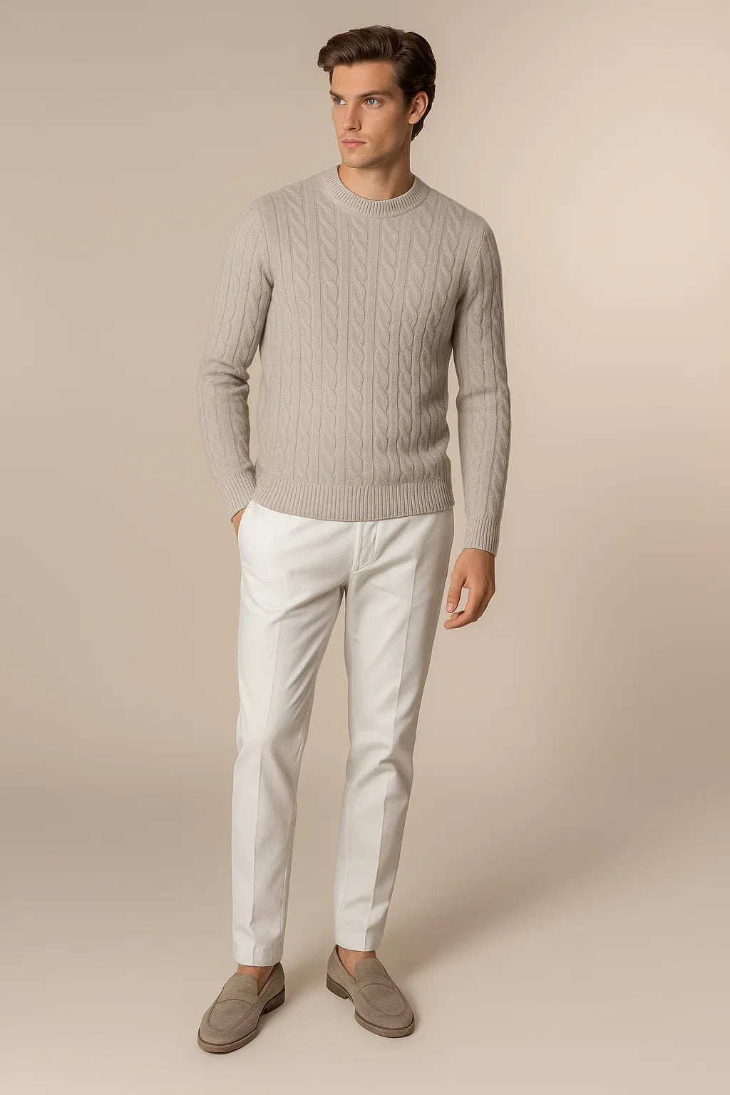 Como Cashmere Knit Grey