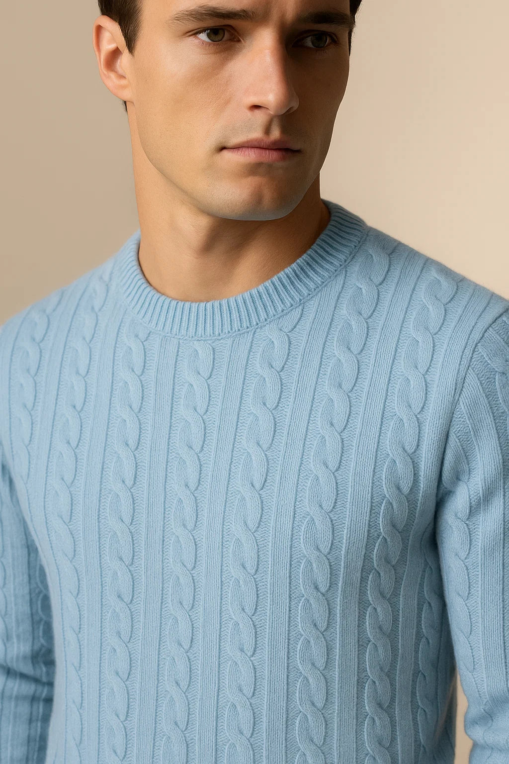 Como Cashmere Knit Baby Blue