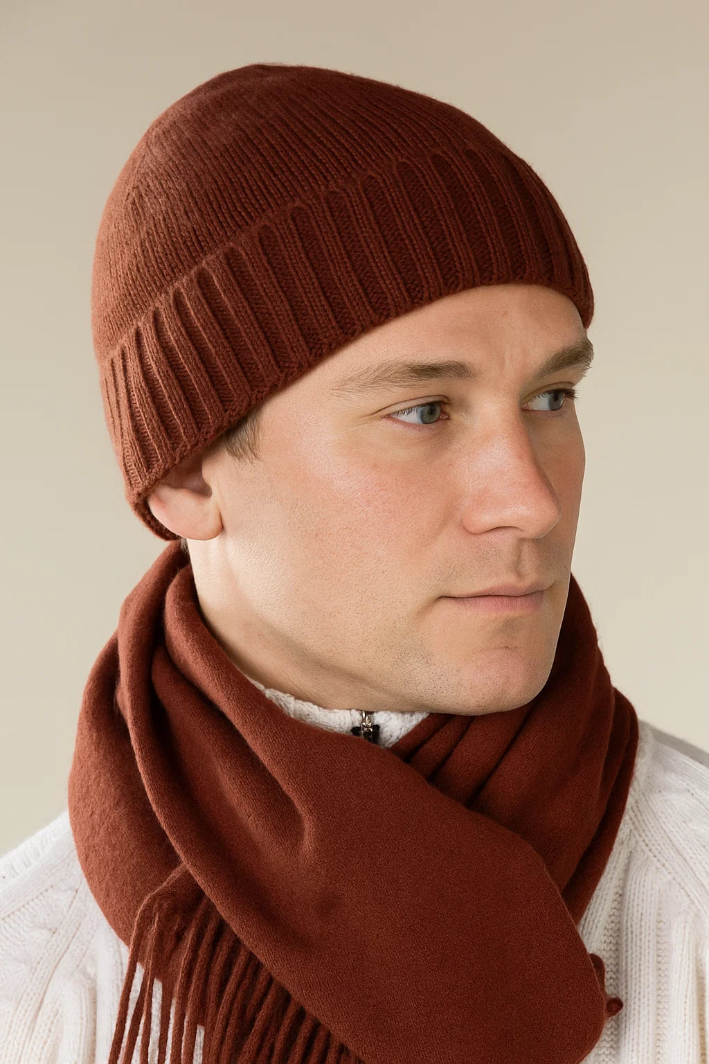 Cashmere Maroon Hat