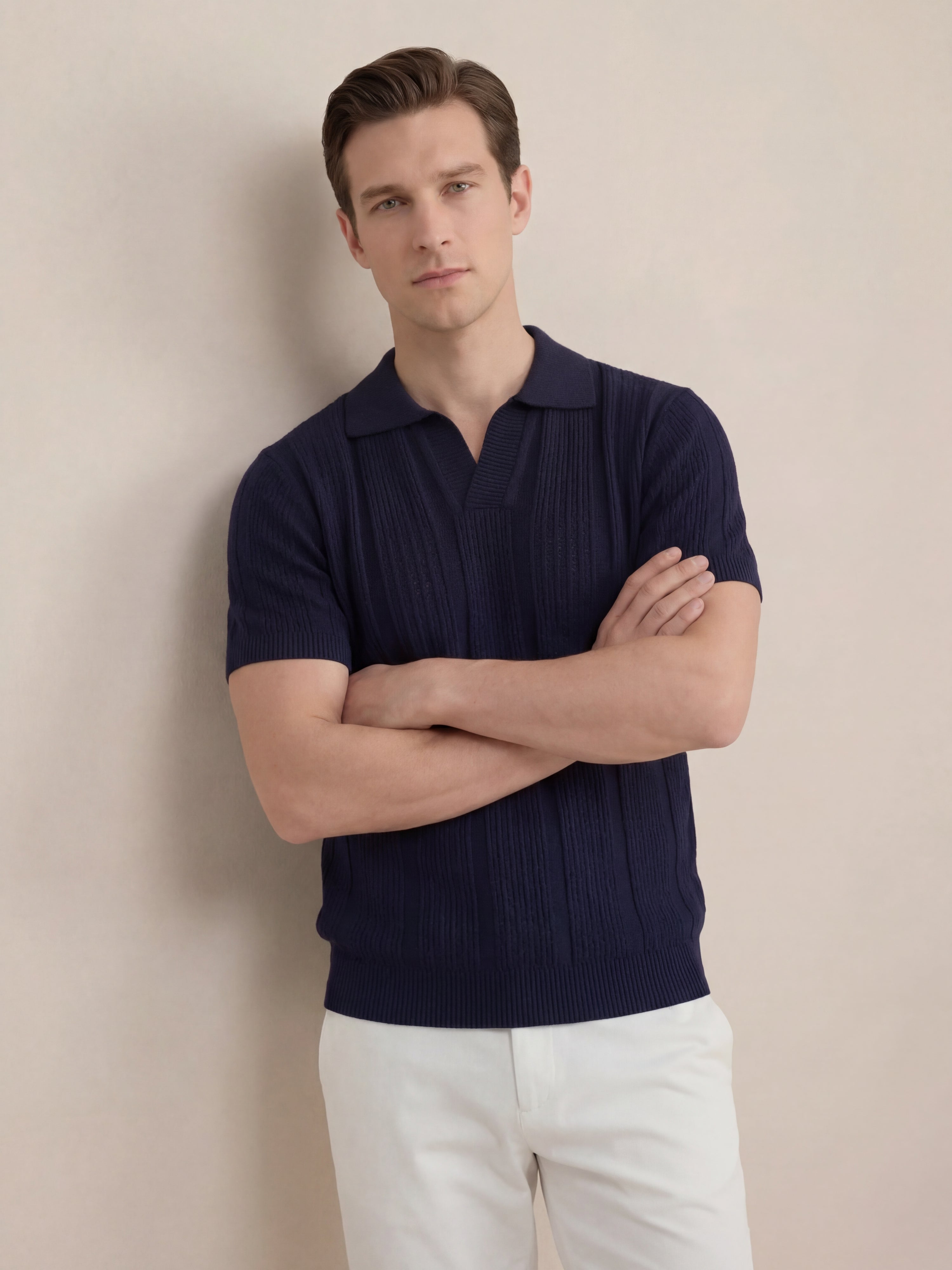 Siracusa Cable Polo Navy